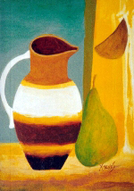 jug with pear
